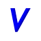v